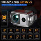 Autel Robótica EVO II Dual 640T RTK V3, 640T con posicionamiento a nivel de