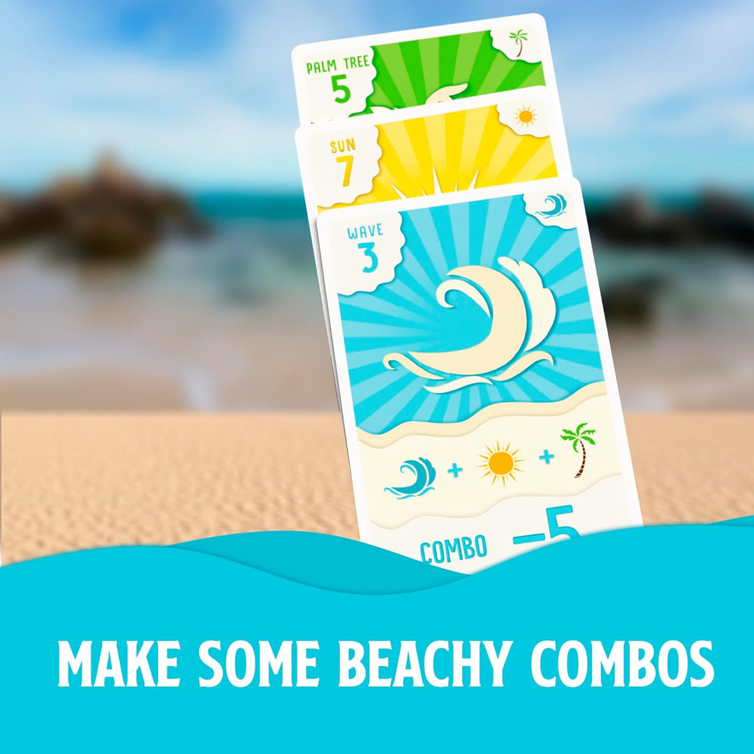 Blue Wasatch Games Juego de cartas Ripple combina apila y