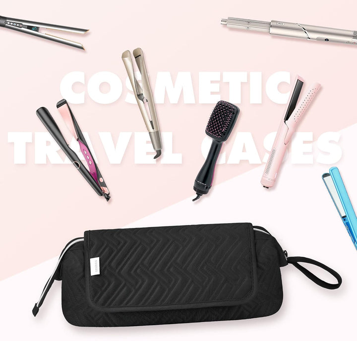 Leudes - Bolsa de viaje para herramientas de cabello con alfombrill...