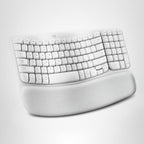 Logitech Wave Keys para Mac, Teclado Inalámbrico Ergonómico con Rep...