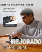 MOFT Soporte Invisible para Laptop de Escritorio, Soporte para Tableta y Computadora Sin Adhesivo con Doble Ángulo, Soporte Elevador de Laptop Plegable y Portátil, Compatible con Tabletas de 7-11" y