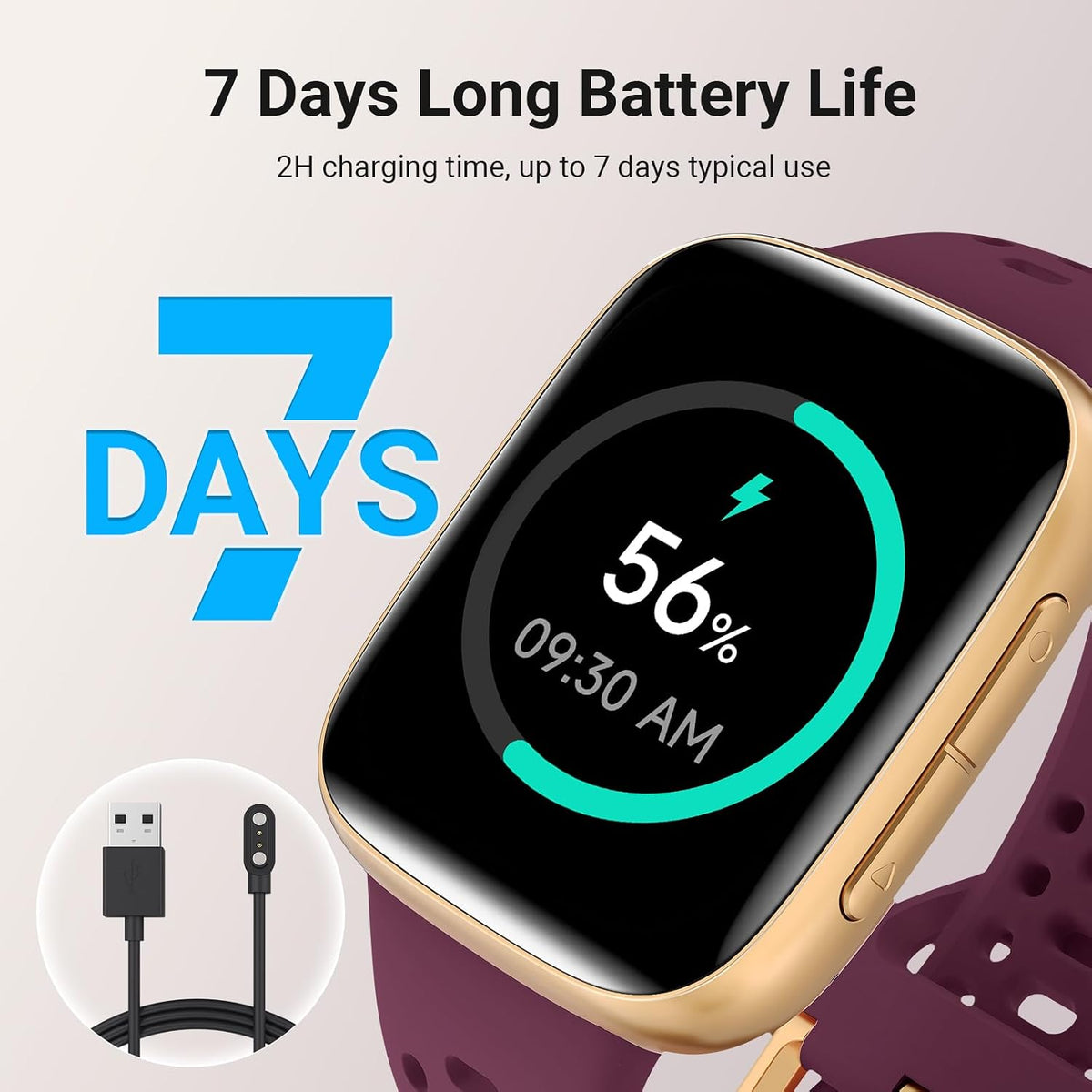 Relojes inteligentes para mujer y hombre Android iPhone, [1.85" AMOLED Pantalla] Smartwatch Rastreador de Actividad 3ATM a Prueba de Agua con Llamadas Bluetooth, Control AI, Monitor de Ritmo Cardíaco/SpO2/Sueño, Batería de 7 Días