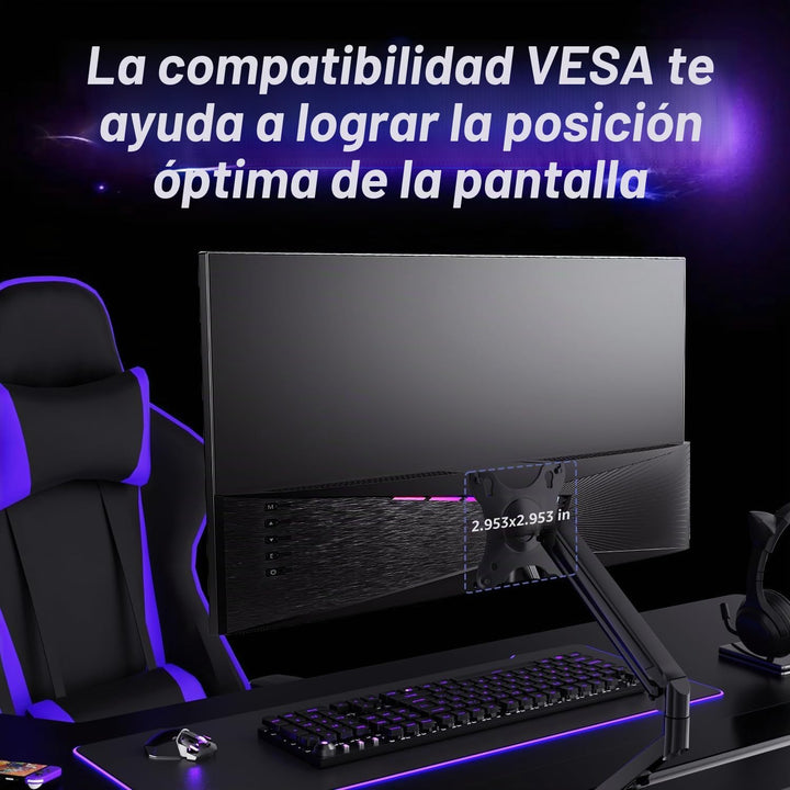 Monitor de juegos IPS FHD 100Hz de 24", FreeSync, 90%DCI-P3, 10...
