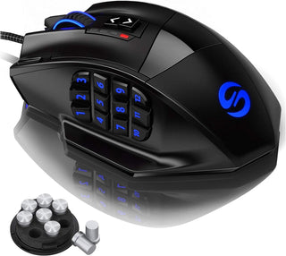 UtechSmart Venus Gaming Mouse RGB con cable, 16400 DPI de alta prec...