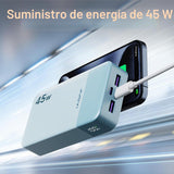 JUOVI J2621 20000mAh 45W Power Bank Cargador portátil, PD3.0 QC 4.0...