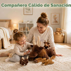 MaoGoLan 4 piezas de animales de peluche de alce, 18 pulgadas, estilo