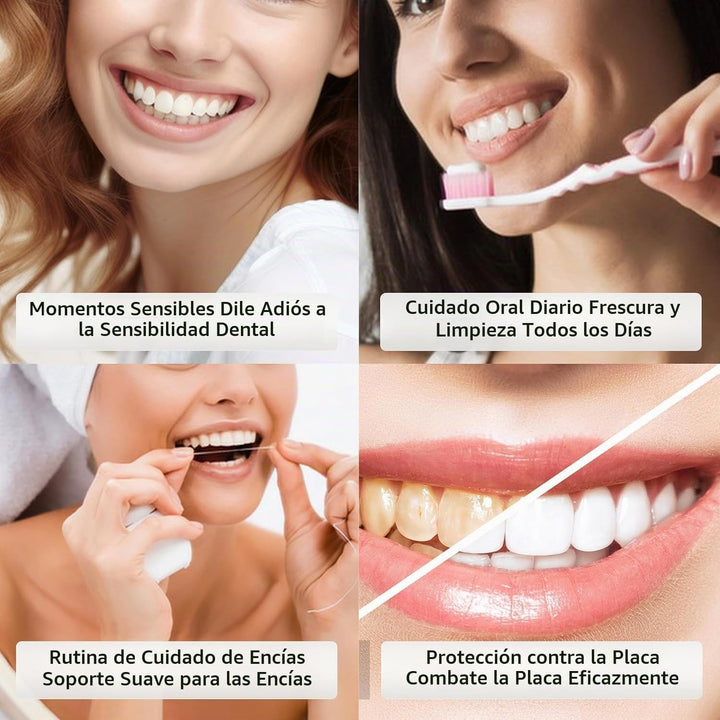 KUGIG Pasta de dientes para dientes sensibles, cuidado suave del es...