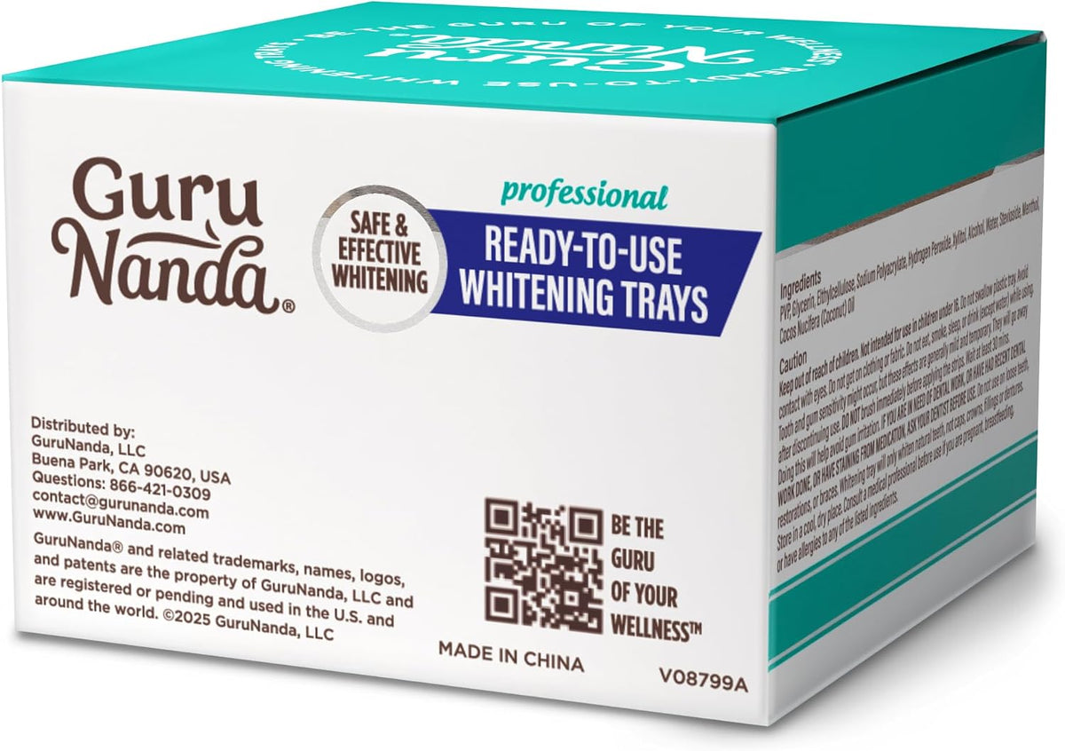 GuruNanda Bandejas blanqueadoras precargadas listas para usar (7 tr...