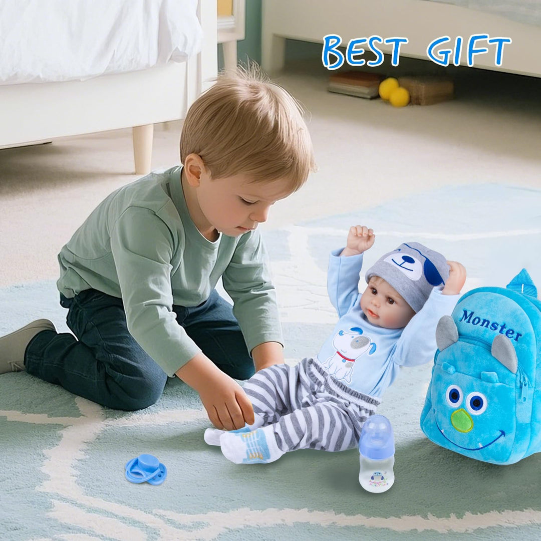 PEDOLLTREE Juego de 12 piezas de ropa de muñeca Reborn para bebé, c...