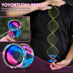 YOYOSTUDIO X0312 Trick Yoyo Professional metal Yoyo para Kids 8-12/Beginners