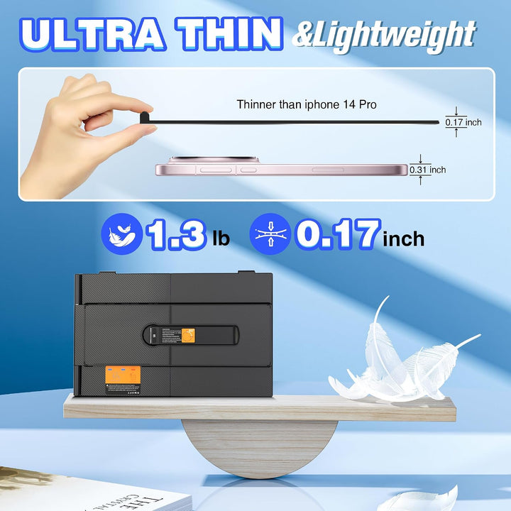CIDETTY Monitor extensor de pantalla para portátil ultrafino, monit...