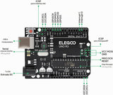 Súper kit de iniciación Proyecto Uno Elegoo con tutorial para Ardui...