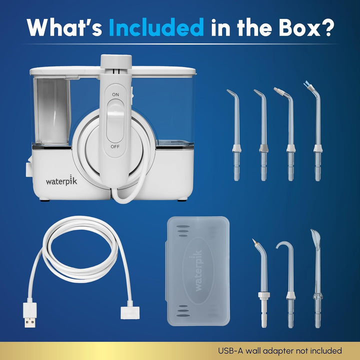 Waterpik ION - Irrigador dental profesional, recargable y portátil...