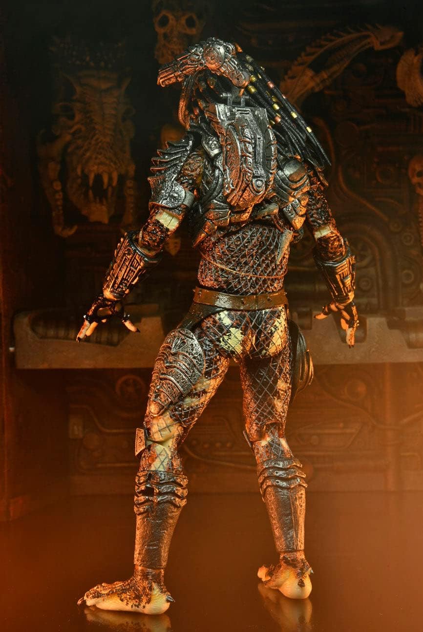 NECA Figura de acción coleccionable Predator 2 Ultimate Boar Predat...