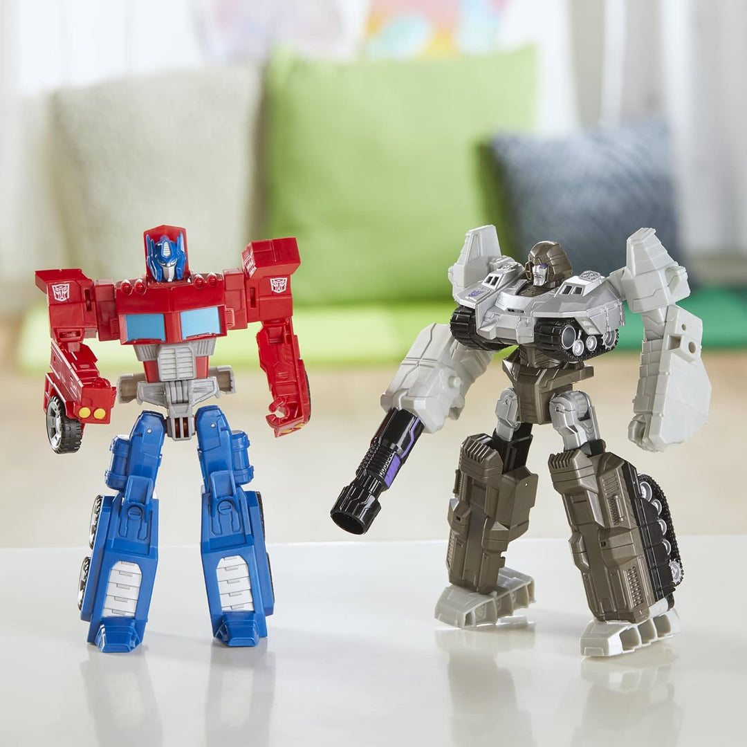 Transformers Toys Heroes and Villains Optimus Prime y Megatron, paq...