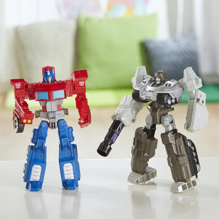 Transformers Toys Heroes and Villains Optimus Prime y Megatron, paq...