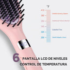 Rozamor Cepillo iónico de la enderezadora del pelo, cepillo de cerámica