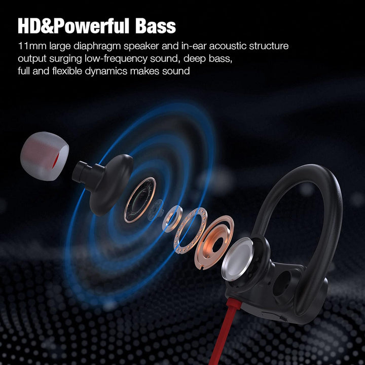 Boean - Auriculares Bluetooth inalámbricos, auriculares Bluetooth 5...