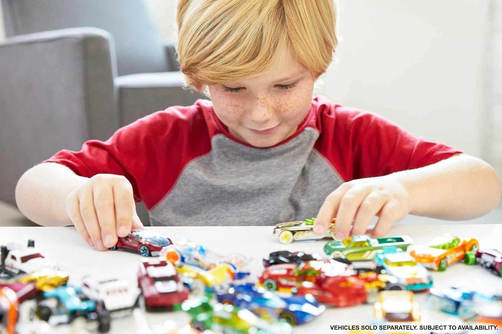Hot Wheels Coches o camiones de juguete, juego de 72 autos a escala 1:64 empaquetados individualmente, vehículos de rescate o camiones (los estilos pueden variar; pueden incluir duplicados)