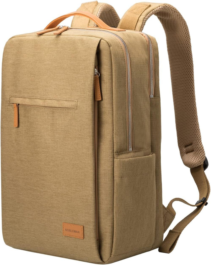 NOBLEMAN Mochila para portátil de viaje para hombres, resistente al...
