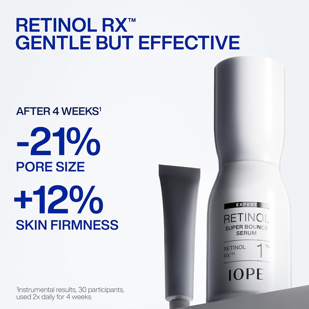 IOPE Expert Retinol RX 1% Super Bounce Serum - Suero facial antienv...