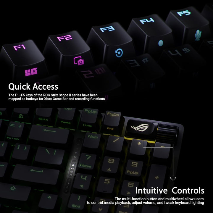 ASUS ROG Strix Scope II 96 Wireless Mechanical Gaming Keyboard \u20...