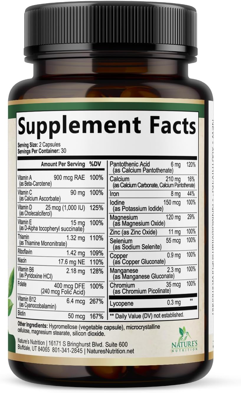Multivitamínico para mujeres \u2013 Completo multivitamínico con vi...