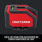 CRAFTSMAN CMHT77634 15'. láser de montaje en pared