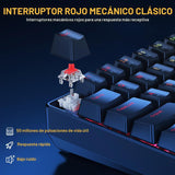 BlueFinger Combo de teclado y mouse mecánicos para juegos 60% \u201...