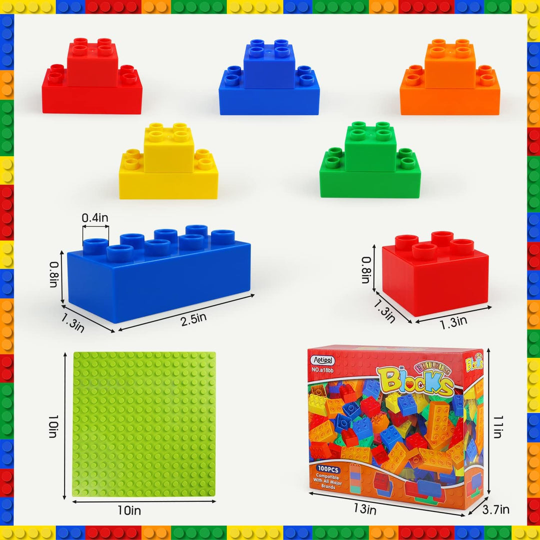 aotipol Bloques de construcción para niños pequeños