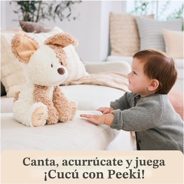 Gund Baby Peeki El Cachorro animado de peluche, juguete de peluche...