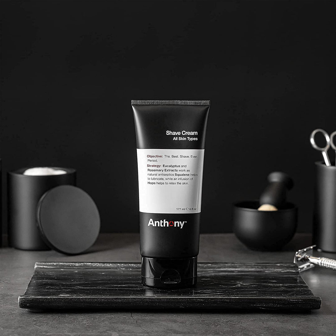 Anthony Crema de afeitar para hombre para pieles sensibles: extract...