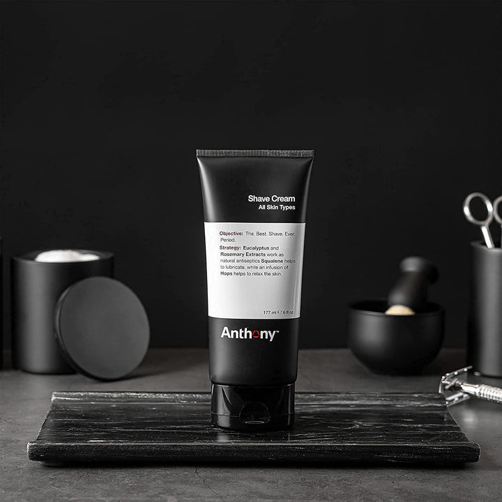 Anthony Crema de afeitar para hombre para pieles sensibles: extract...