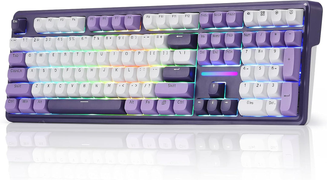 Redragon K745 PRO Teclado de juego inalámbrico con junta RGB, tecla...