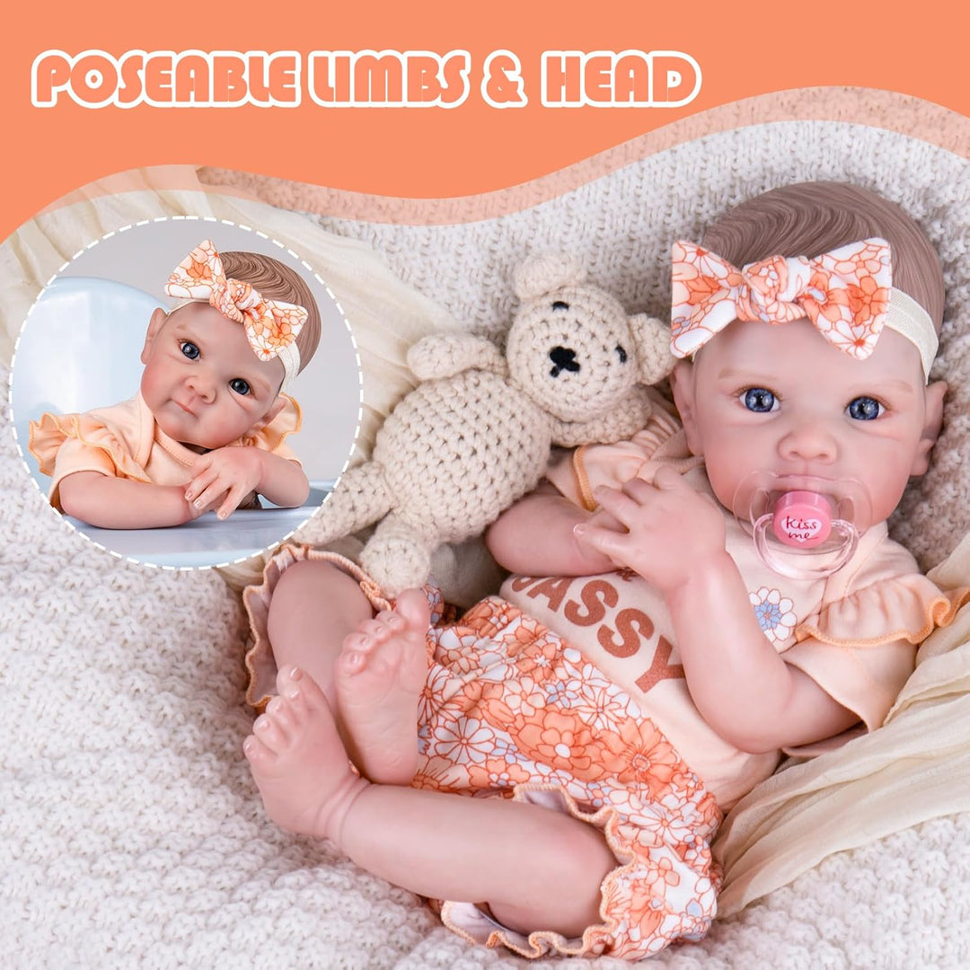Aori Muñecas Reborn Niñas Realistas - Muñecas de bebé recién nacida...