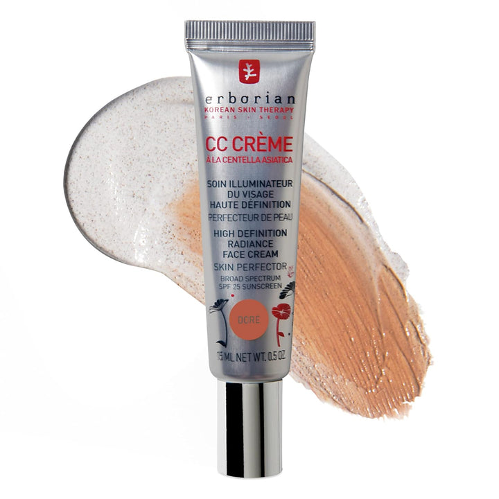 Erborian CC Cream corrección de color SPF 25, maquillaje híbrido de...