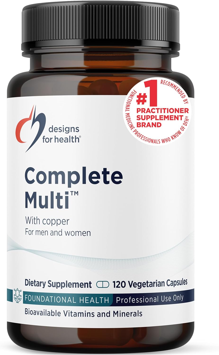 Designs for Health DFH Complete Multi con cobre, suplemento integra...