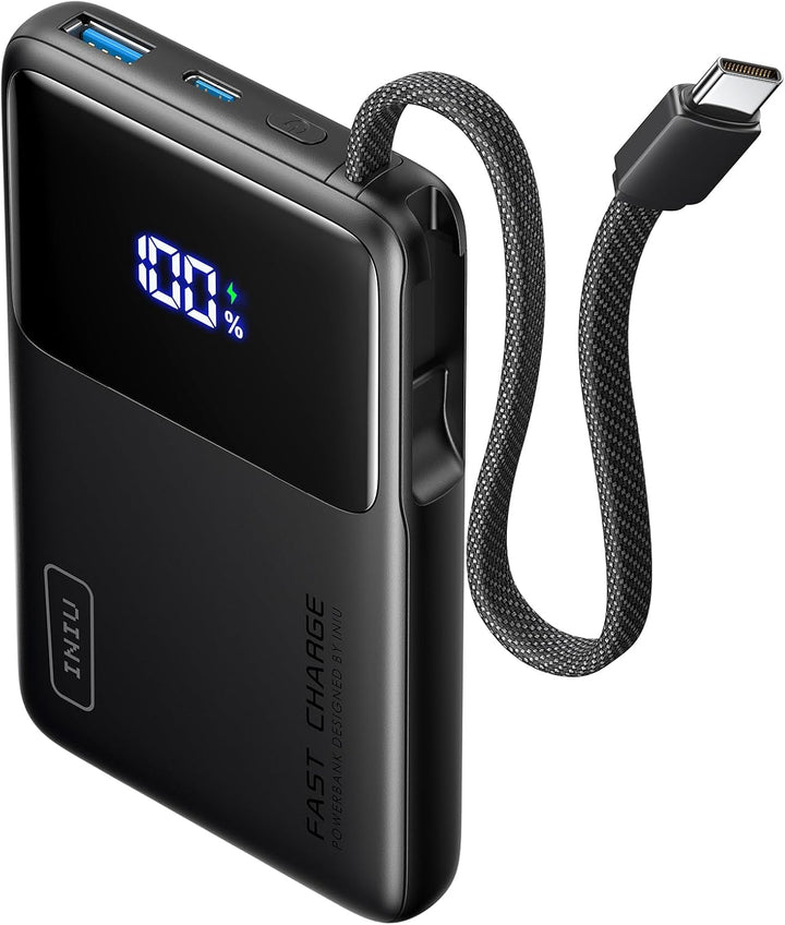 INIU Banco de energía de 45 W, cargador portátil más delgado de 100...