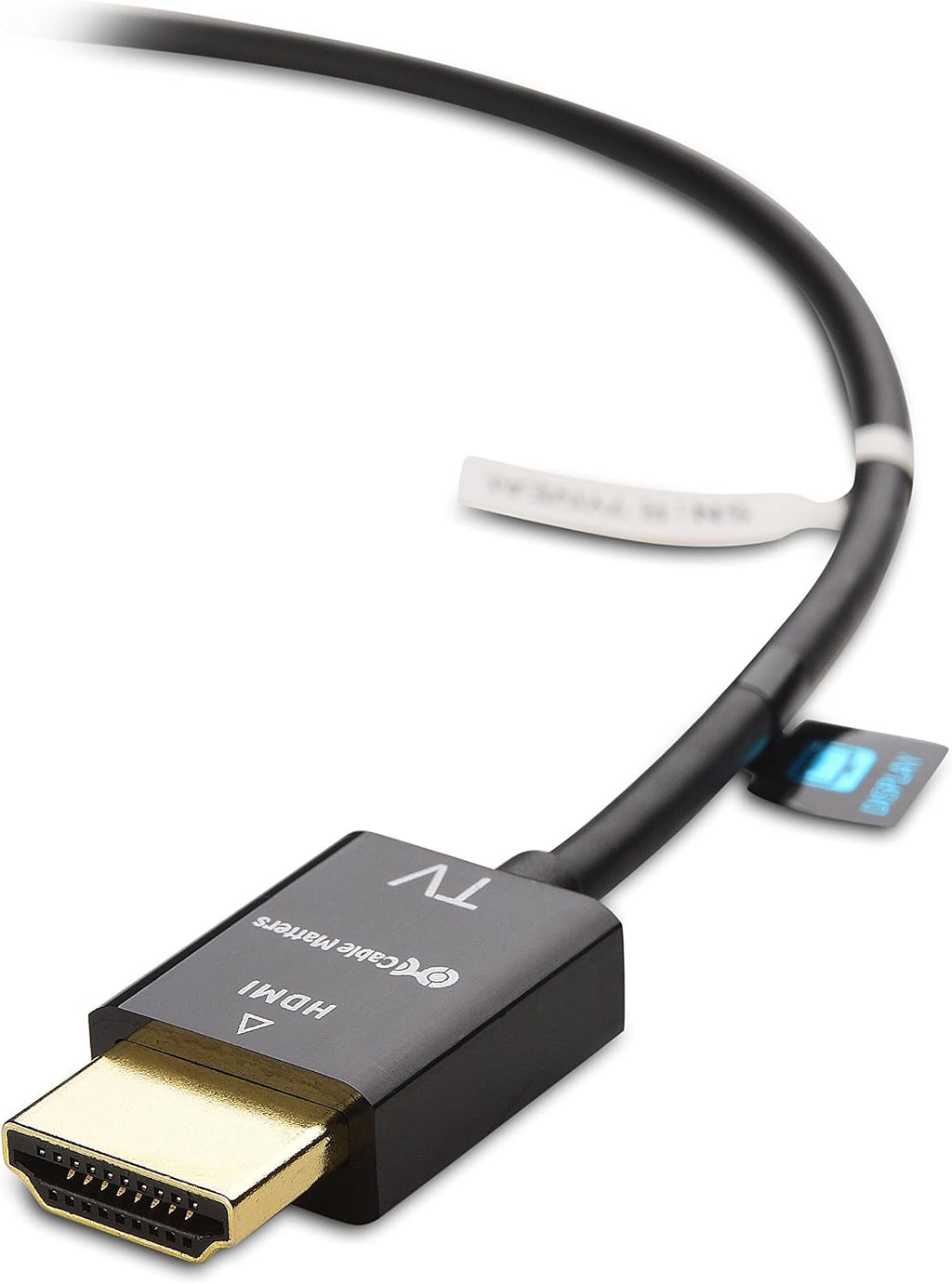 Cable Matters Cable HDMI ultrafino 4K activo, 15 pies, tecnología RedMere