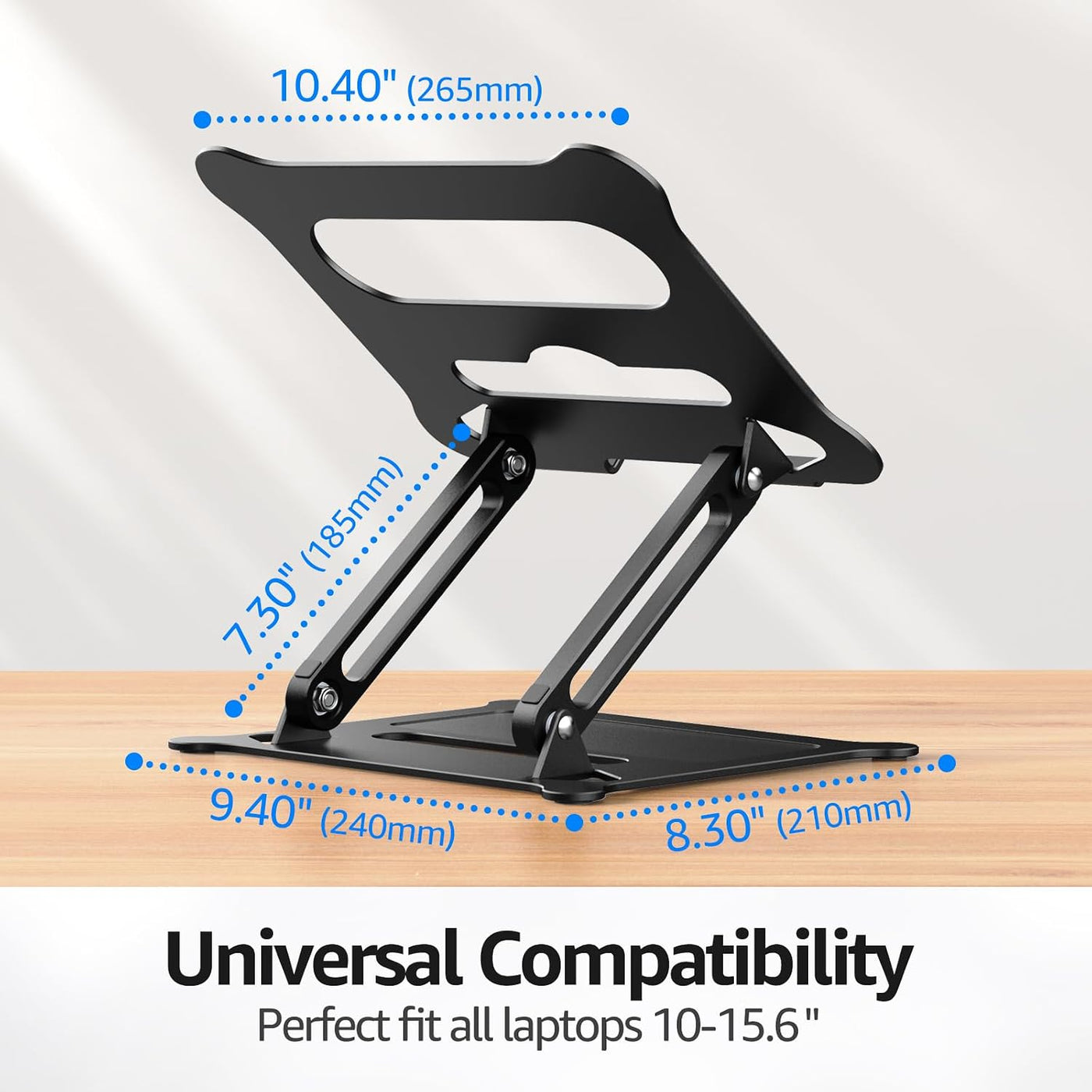 Urmust - Soporte de aluminio ligero para laptop y notebook de hasta...