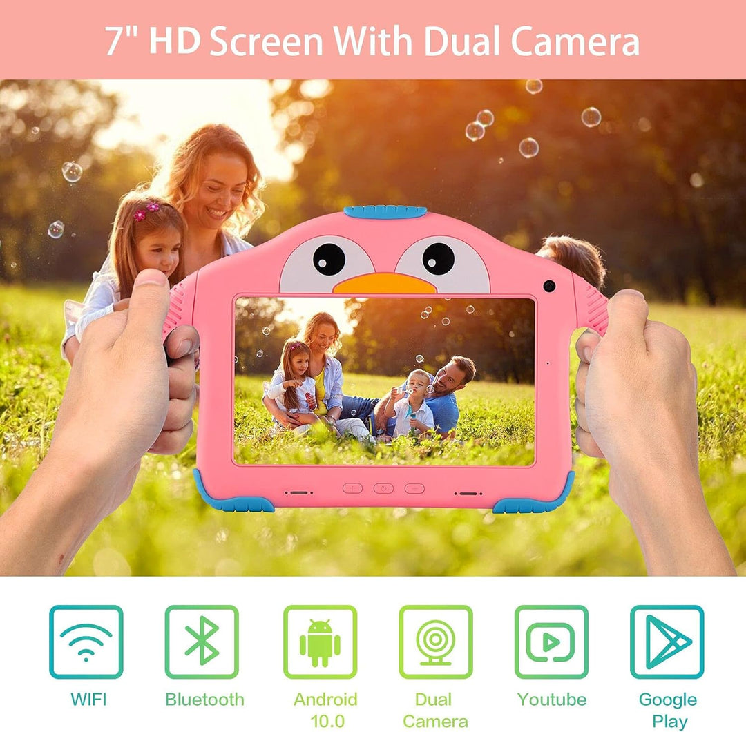 Tableta para niños de 7 pulgadas para niños de 3 a 7 y 32 GB con fu...