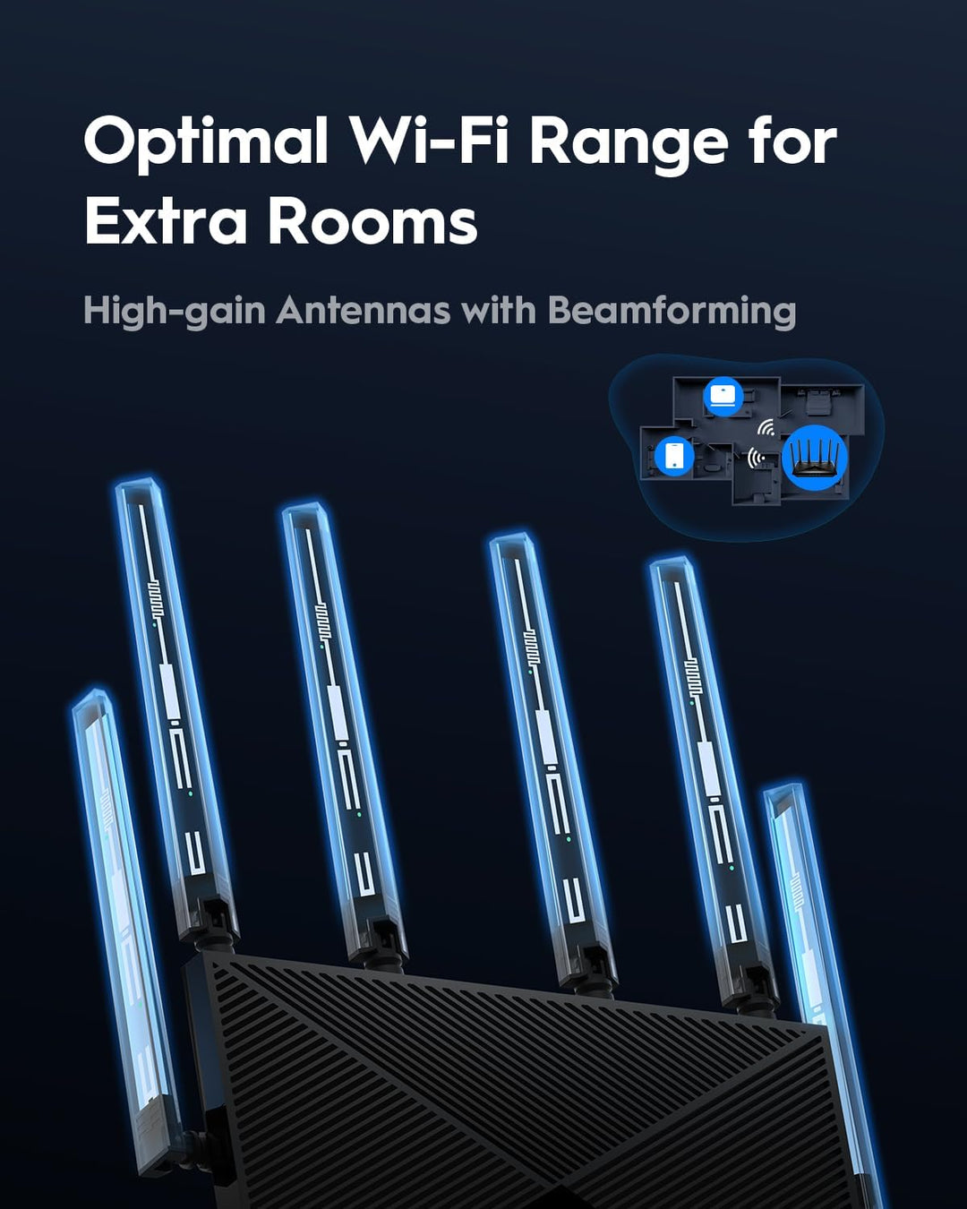 Cudy BE6500 WiFi 7 Router Dual Band Gigabit Gaming Router, 6500Mbps...