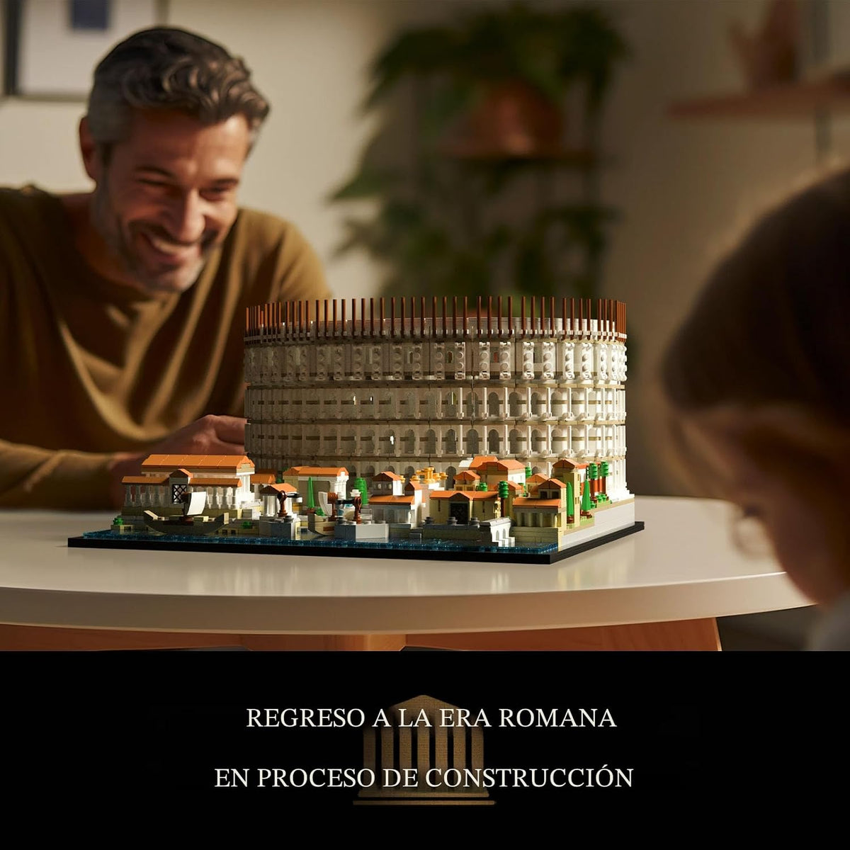 Givenni Arquitectura El Coliseo Romano; modelo coleccionable para adultos; kit de construcción de modelo de decoración del hogar, actividad creativa de bricolaje, colección famosa de monumentos (3989 piezas)