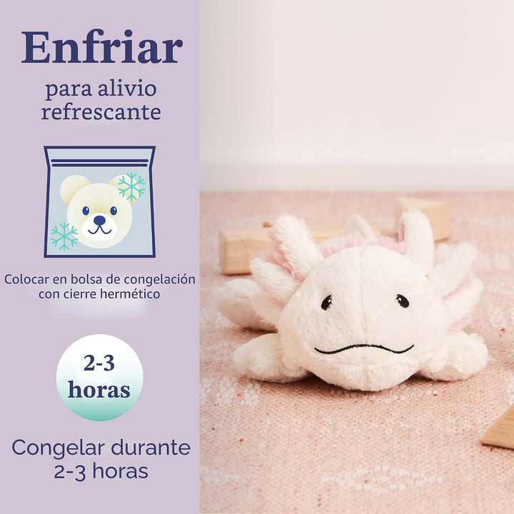 warmies Animales de Peluche con Peso y Aptos para Microondas, Axolo...