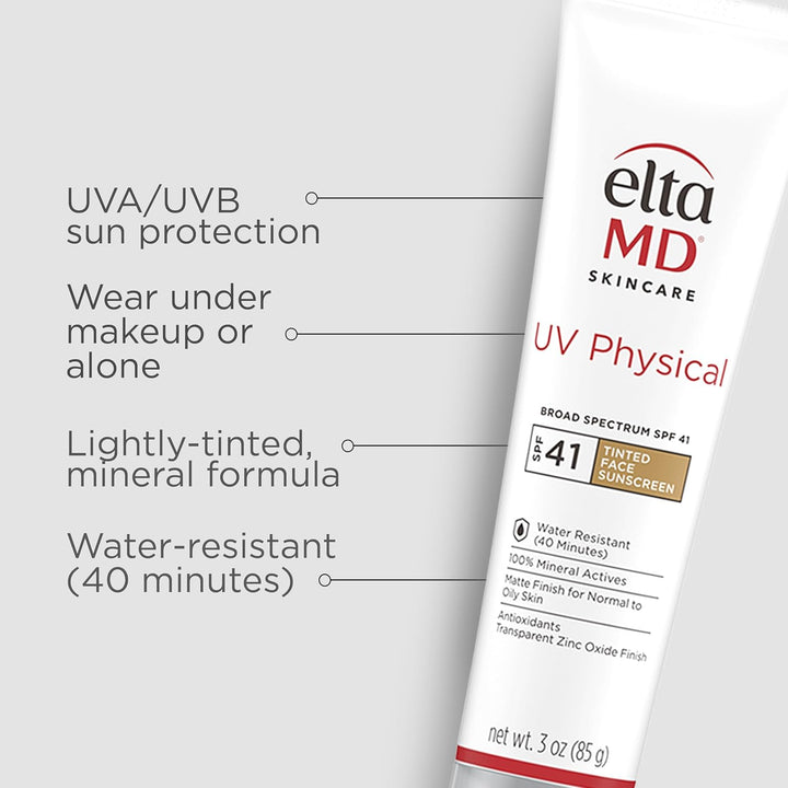 EltaMD Protector solar tintado físico ULTRAVIOLETA para la cara, pr...
