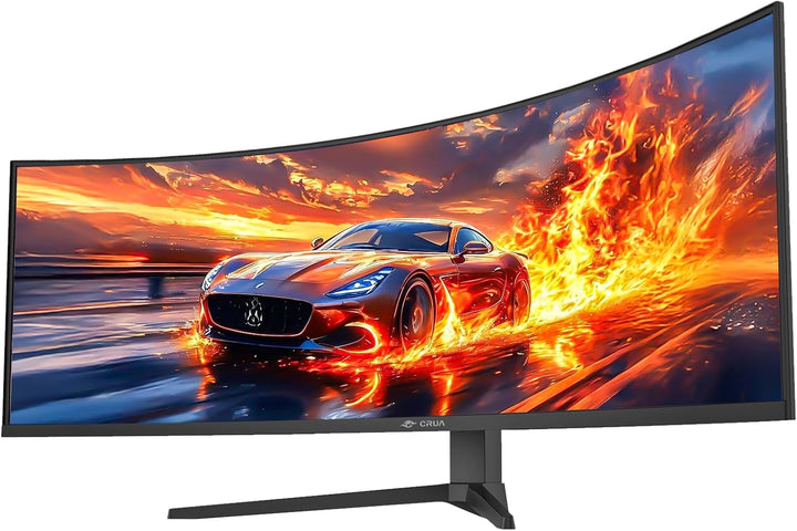 CRUA - Monitor curvo ultra ancho DQHD de 49 pulgadas y 165 Hz, 1500...