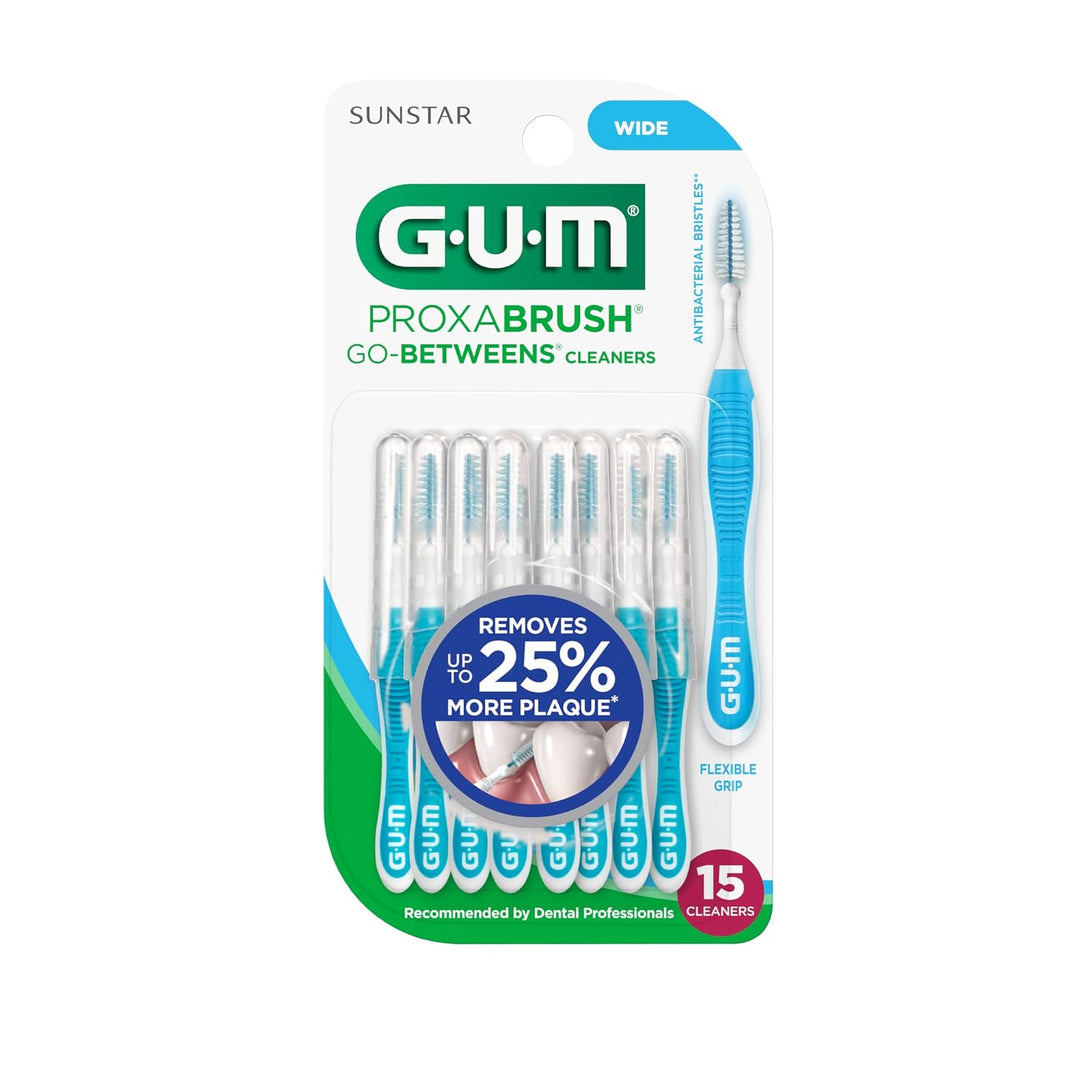GUM Proxabrush Go-Betweens - Cepillos interdentales anchos - Puntas...