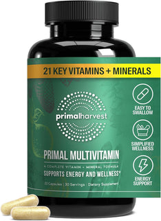 Primal Harvest Primal Multivitamin - Suplemento diario multivitamín...