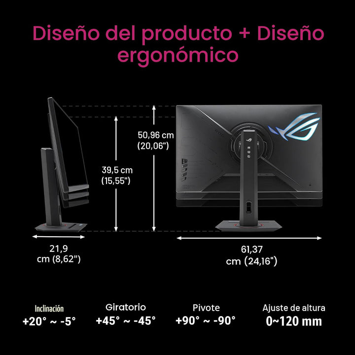 ASUS ROG Strix Monitor de Gaming USB-C 4K HDR de 27" (XG27UCG) \u20...