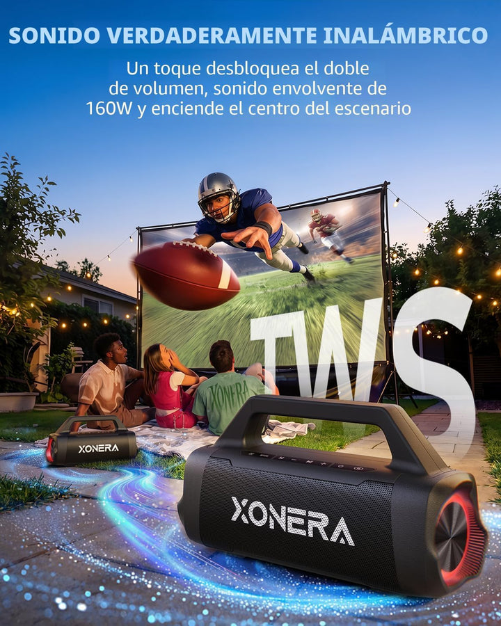 Xonera Altavoces Bluetooth inalámbricos, altavoz potente de 80 W (m...